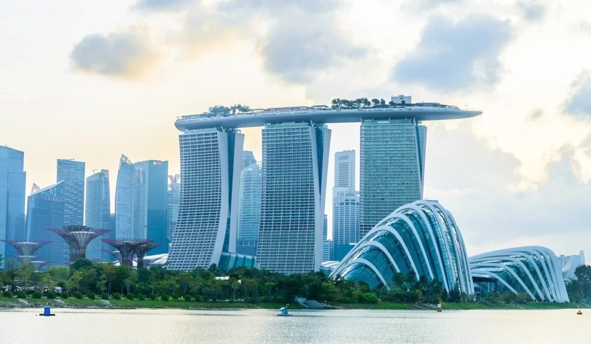 Singapour building foot