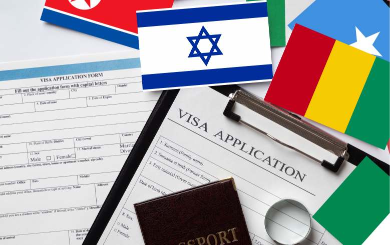 Application for a visa to Indonesia for certain countries